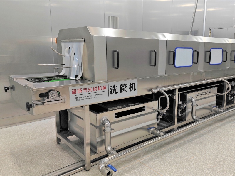 清洗 + 风干一体化,筐子周转不等待