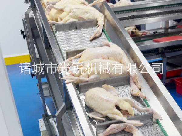 冻鸭加工不用愁！一站式解冻清洗分割流水线，效率翻倍！
