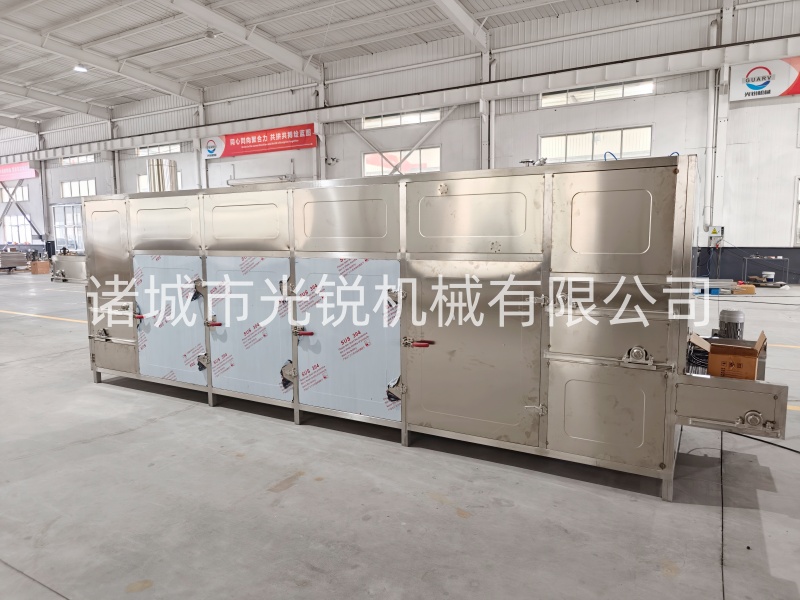 越南客户定制的大块肉包装袋三层烘干机
