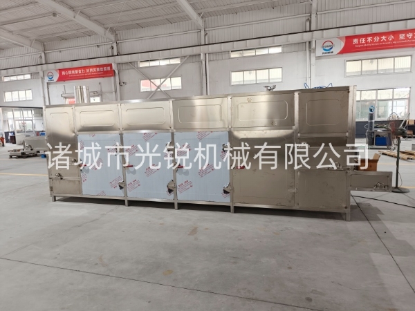 越南客户定制的大块肉包装袋三层烘干机