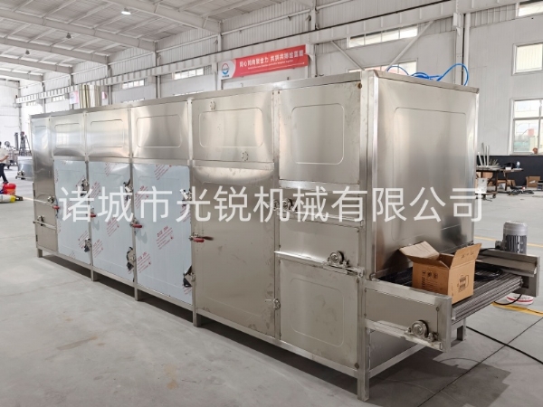 越南客户定制的大块肉包装袋三层烘干机