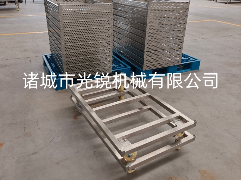 食品车间冷库食品中转托盘车